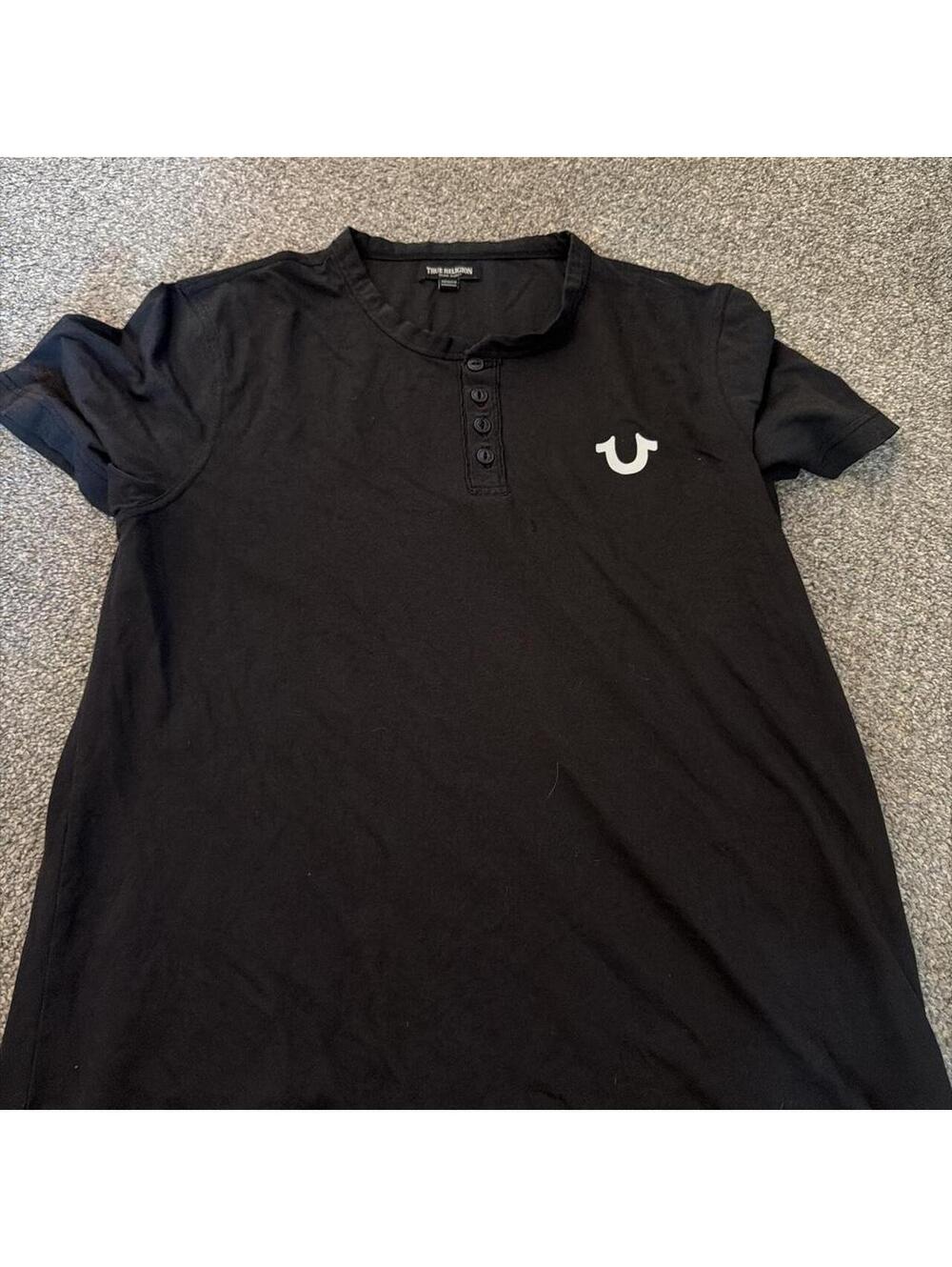 True Religion Men's Black Tshirt